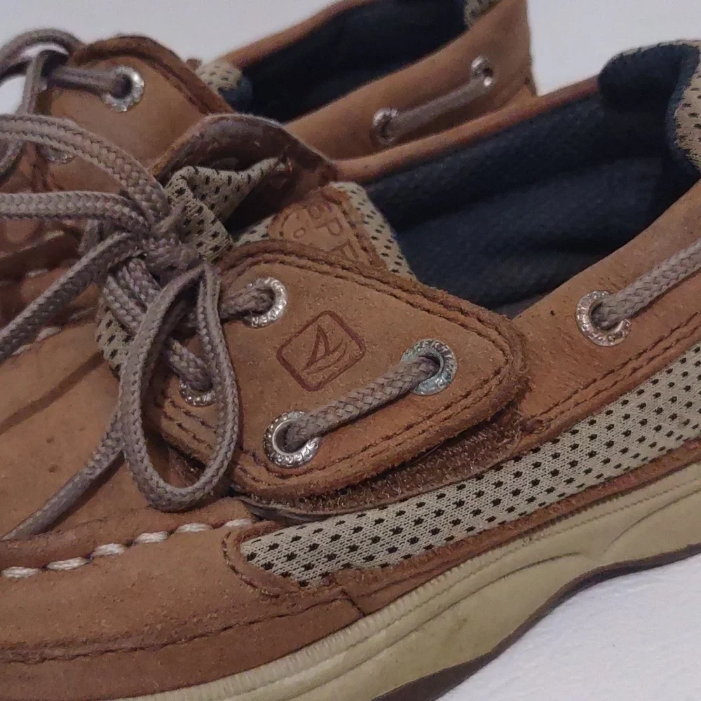 Sperry slip on loafers lanyard for boys size 9M shoes - Picture 2 of 9